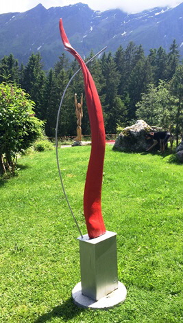 Skulptur Flamme rouge